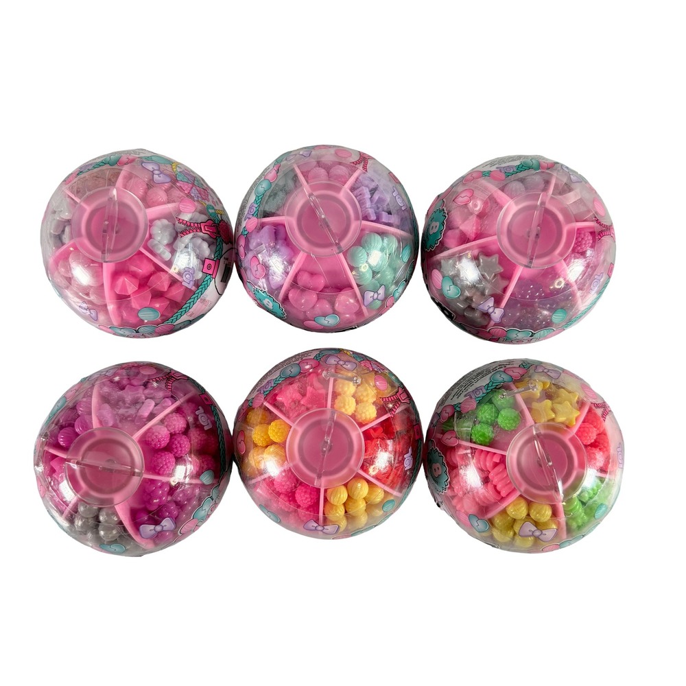 LOL Surprise Hair Beads Tots Dolls Lot of 6 Mystery Balls MGA